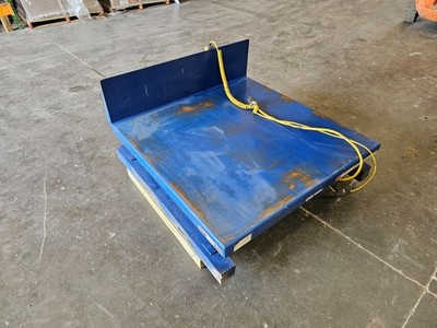 Vestil 48x48 Electric Hydraulic Tilt Table 460V 3PH Push Button Control