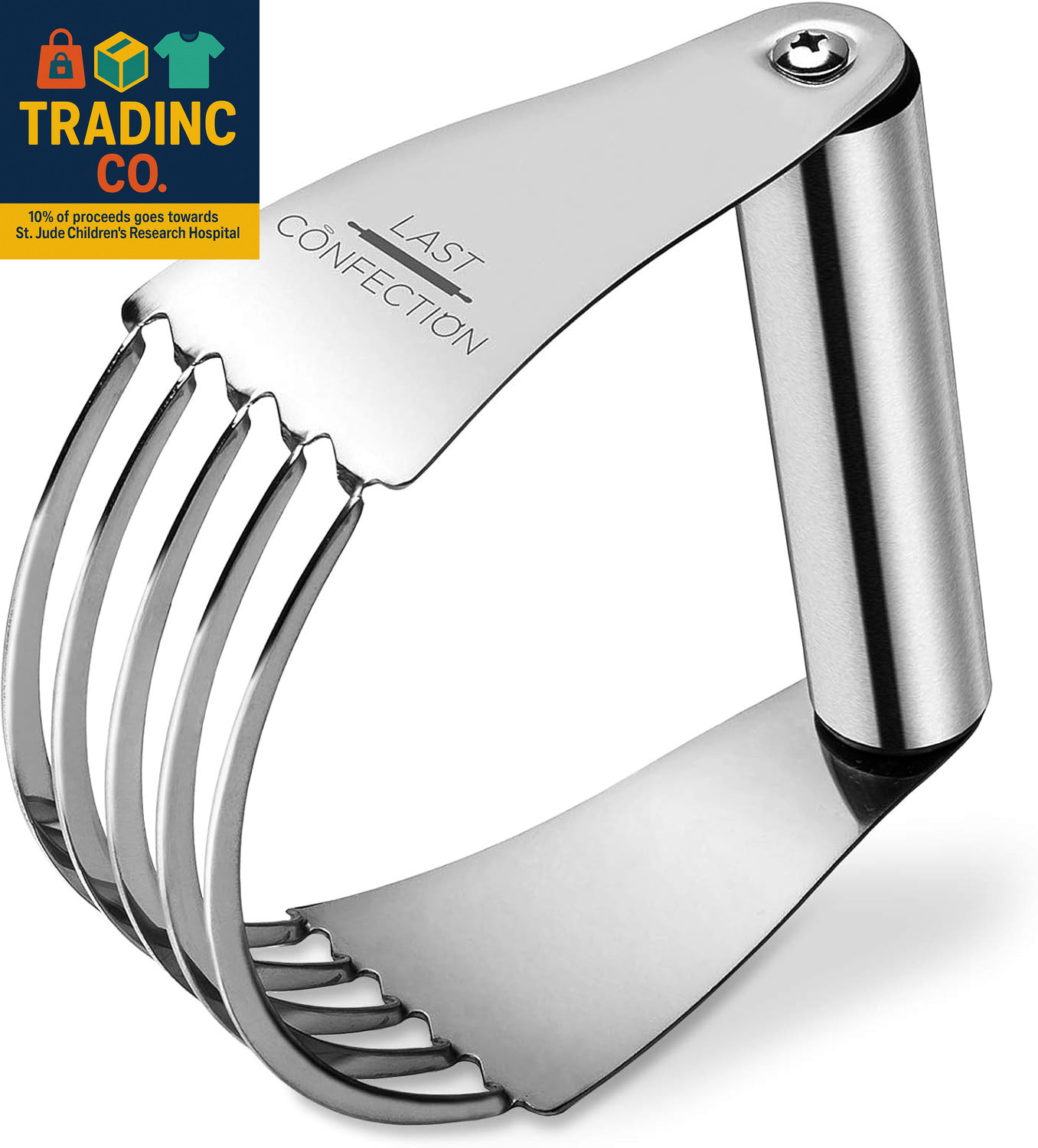 Dough Blender, Professional Stainless Steel Pastry Cutter