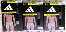 10 Pair Adidas Men's Boxer Brief Quick-Dry Performance Size SMALL Muilicolors