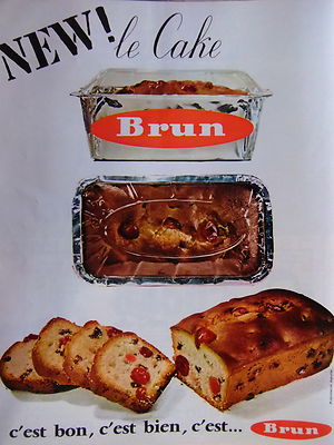 ADVERTISEMENT BROWN NEW CAKE C'EST BON, C'EST BIEN, C'EST BROWN - CAKE