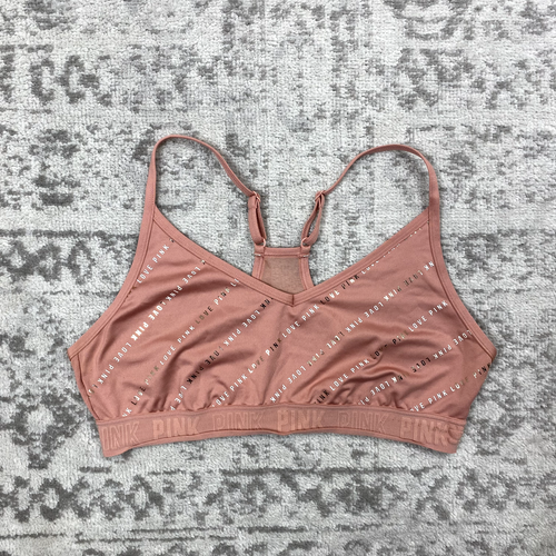 Victorias Secret PINK Ultimate Unlined Sports Bra Women's Pink Size XL