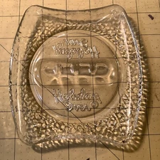 Vintage Holiday Inn Glass Ashtray ￼ Advertising Tobacco ￼INV-AT46