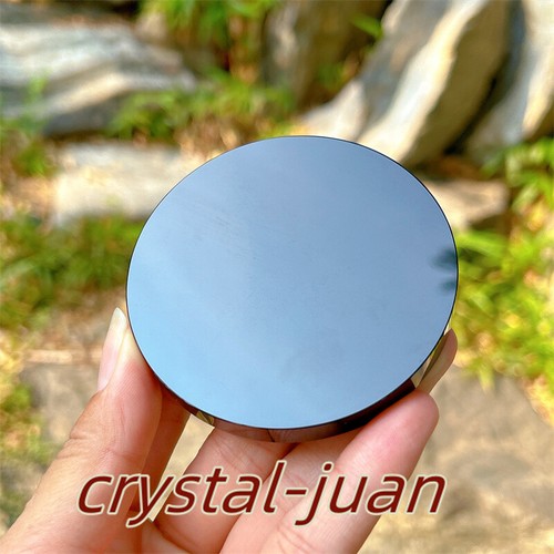 Espejo Obsidiana Natural Cuarzo Cristal Scrying Plato Decoración Hogar con Soporte - Imagen 94 de 107