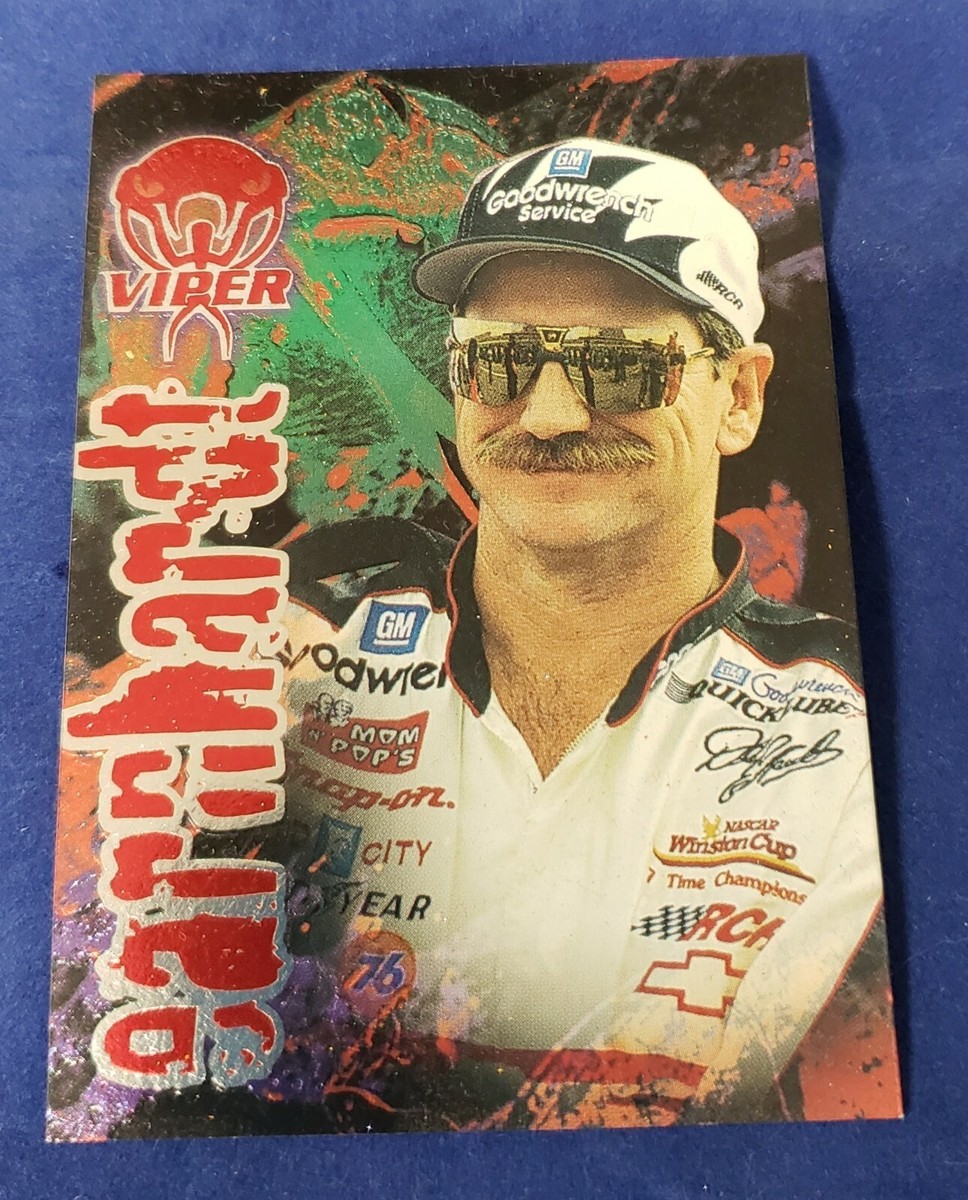 1996 Wheels Racing Viper Series Dale Earnhardt Sr 3-Card