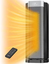 3Rd-Gen  Zero-Odor Space Heater with AI Thermostat, 1500W PTC Heaters for Indoor