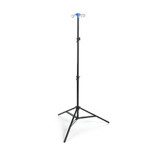 Portable Collapsible IV Pole Stand, 4 Hook 3 Leg IV Stand Portable Pole Stand...