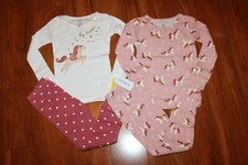 NWT GIRLS CARTERS SZ 4T PAJAMAS HORSE