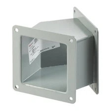 nVent Hoffman F66WE45 45-Degree Elbow, 6" x 6", Gray, Steel