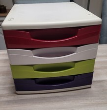 Organiseur, Module caisson rangement de bureau 4 tiroirs