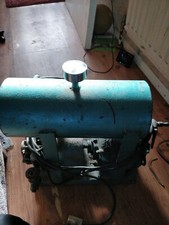 VINTAGE COMPRESSOR+AIR TANK WORKS IDEAL HOME GARAGE PUMP 250V.C/D gd COLLECTION 