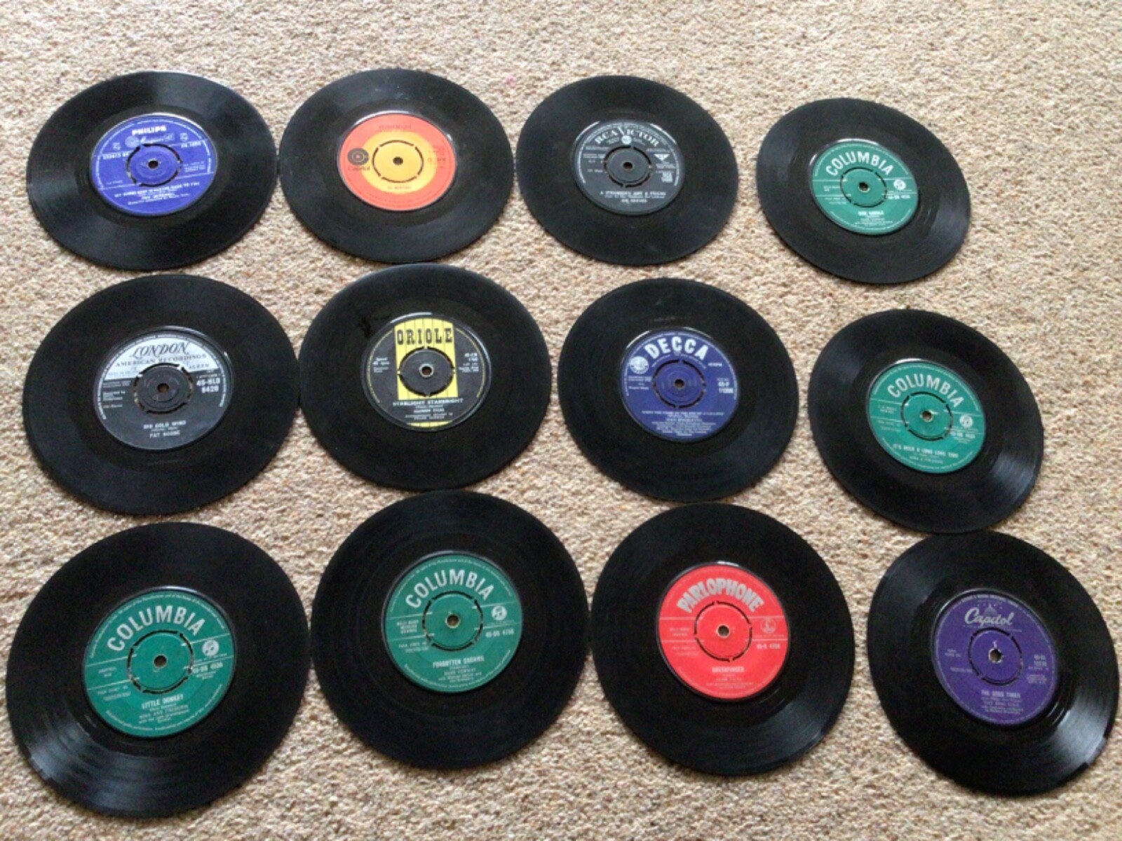 100+ 7" vinyl records job lot Various artists eBay