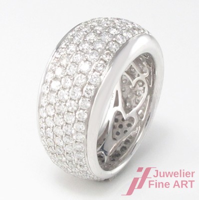 Trautz Memory Ring 750 18k Wg Diamond Embellished Total 3 36 Ct Tw Vsi Ebay