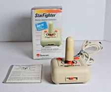 Vtg Suncom Starfighter Joystick IBM PC UNTESTED With Box Instructions SFB010