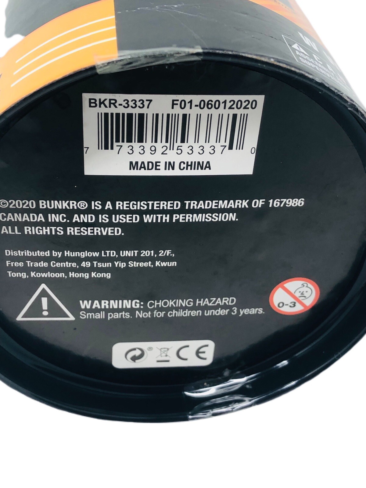 BUNKR Inflatable Waste Barrel Battle Zone Prop – Indoor/Outdoor Kids Game Toy