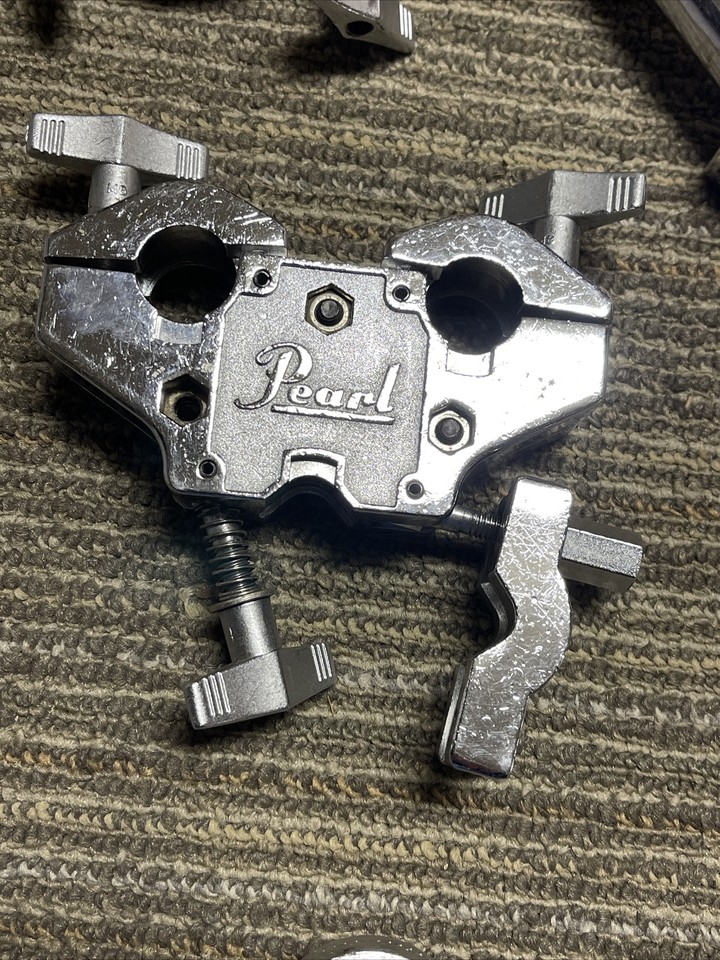 Vintage Pearl Tom Drum Mount Arms Multi Clamp Mount Lot Synth