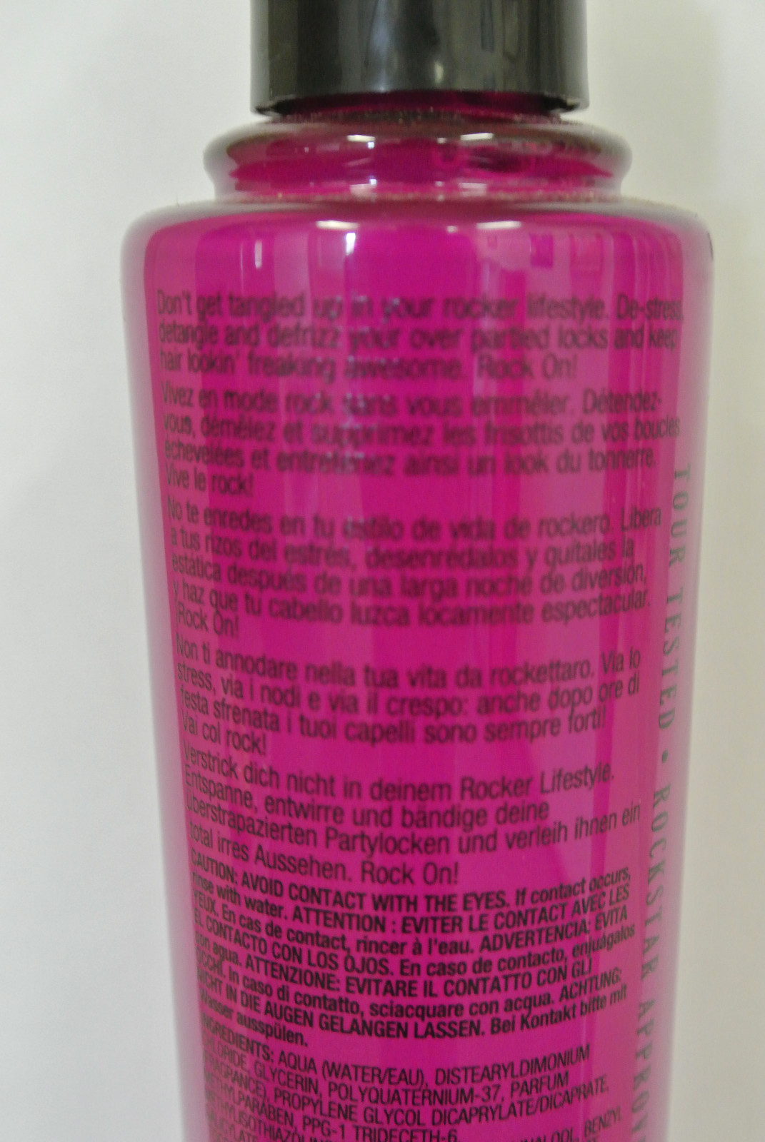TIGI ROCKAHOLIC Born to Rock Leave-in Detangler and Defrizzer Spray 6.76 oz.    