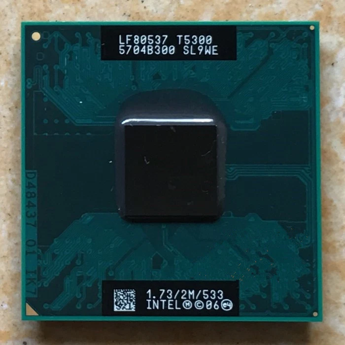 Intel Core 2 Duo T5300 SL9WE 1.73GHz/2M/533MHz Sock M Mobile CPU LF80537GE0302M - Image 4 of 4