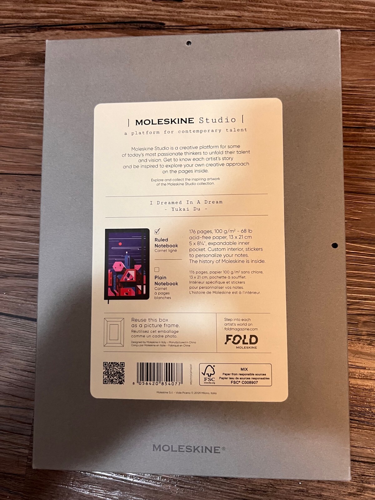 MOLESKINE STUDIO YUKAI DU, SONIA ALINS, JON KOKO NIB LIMITED EDITION