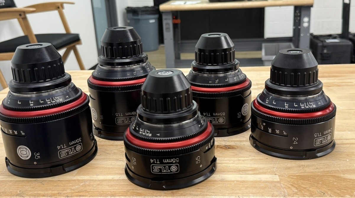 Canon K35 Lens Set TLS Rehoused 18,24,35,55,85 Exc++ K-35
