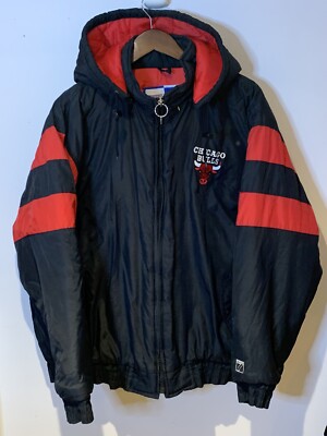 ジャケット・アウター 90s Nike Big Swoosh Chicago Bulls Jacket Rare Vintage NIKE Chicago Bulls Bomber Varsity Jacket 90s