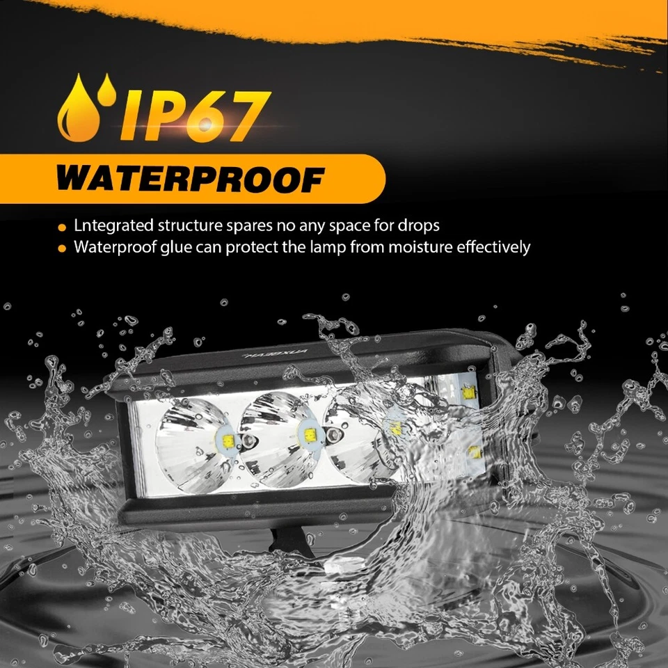 Barra de luces de trabajo LED de 5" vainas luces antiniebla de conducción luces para Toyota Corolla 4Runner Foto 4 de 4