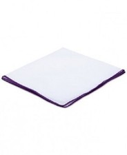  125 Ryan Seacrest Men S Solid Edge White Handkerchief Casual Suit Pocket Square