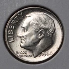 1964-P 10C Roosevelt Dime BU - UNC -  Nice Bands *90% Silver* (actual coin)