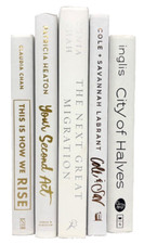Lot of 5 WHITE Hardcover Neutral Color Books ...