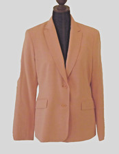 Jones Wear, Orange Fully Lined Jacket, Size 8 Us