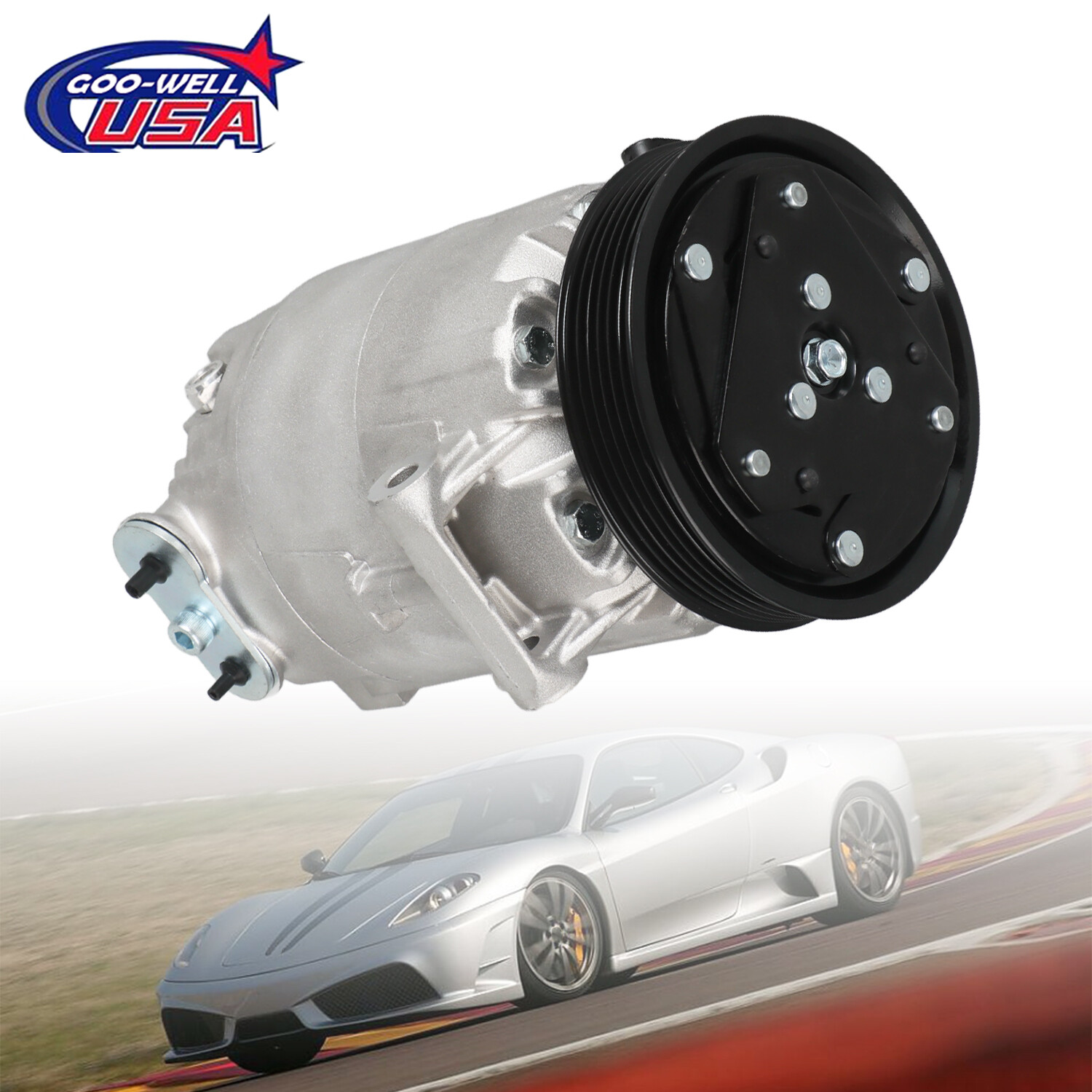 New AC Compressor Pump Fit for 2005-2009 Maserati F430 Quattroporte V8 US