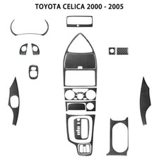 18pcs For Toyota Celica 2000-2005 Carbon Fiber Full Interior Kit Cover Trim