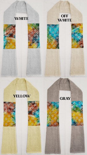Batik Tie Dye Kitchen Towel Boa / Scarf  - Bild 3 von 15