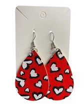 Valentines Day Earrings, FREE SAME DAY SHIPPING, Double Sided, Design 6 of 30