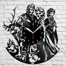 Frozen Vinyl Record Wall Clock Home Decor Origina Gift Fan Art Decor 3913