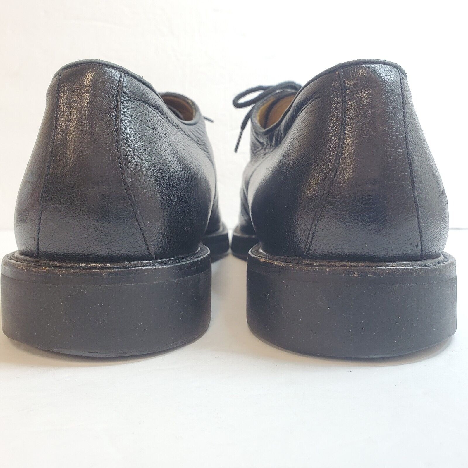 SAOLA Oxford uomo Bruno Magli Renzo in pelle taglia 10 5 nere accademia preppy ufficio