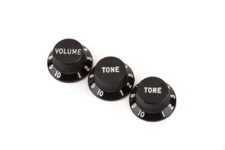 Fender Stratocaster Volume & Tone Knobs - Black
