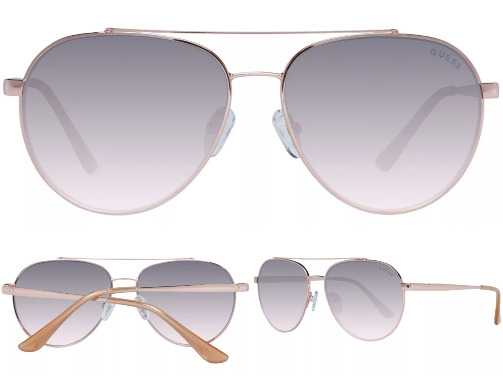Guess Sunglasses Pilot Glasses with Case