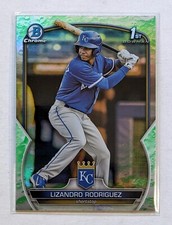 2023 Bowman Chrome Lizandro Rodriguez Lunar Glow Refractor #BCP-47 KC Royals