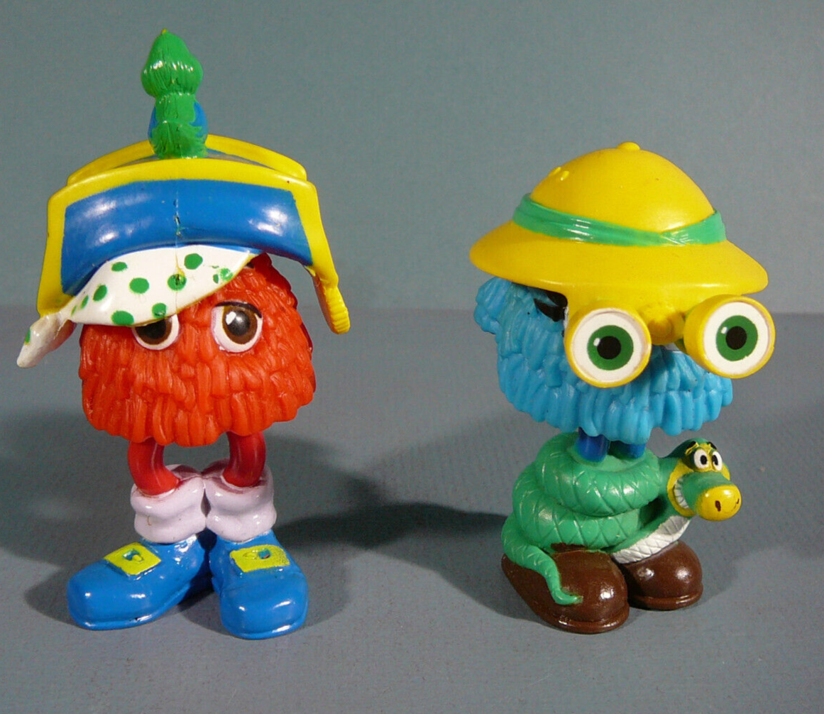 Vintage 1990 Funny Fry Friends Guys McDonalds Happy Meal Toys