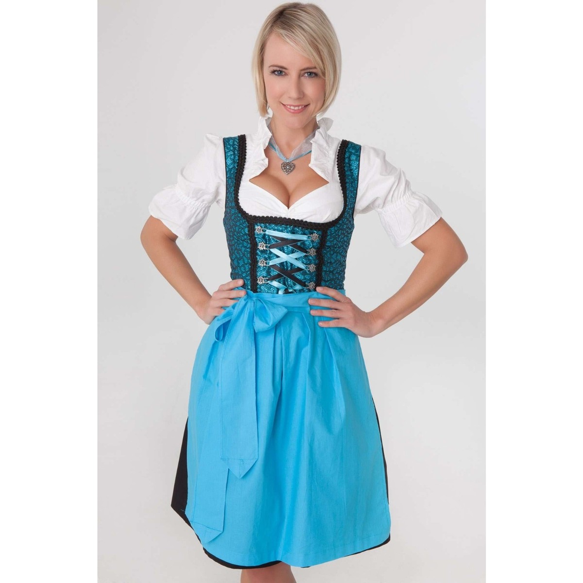 3 Pcs German Waitress Dirndl Oktoberfest Dress 46 16US | eBay 3 Pcs German Waitress Dirndl Oktoberfest Dress 46 16US | eBay