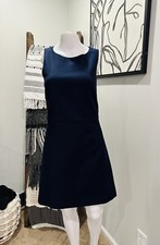 Gap Women’s 2 Sleeveless Serena Sheath Uniform Dress Navy Blue Pockets NWT $69