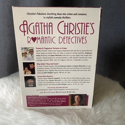 Agatha Christies Romantic Detectives DVD, 7-Disc Set BBC Acorn  