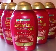 6 Frizz-Free  Keratin Smoothing Oil Shampoo, 5 in 1, for Frizzy Hair Shiny Hair