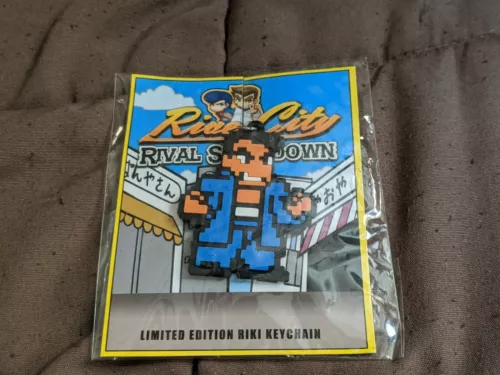 River City Rival Showdown Riki Key Chain Limited Edition 