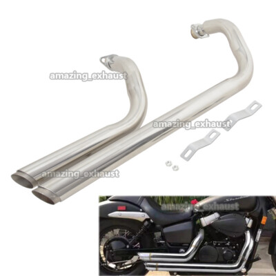 Full System For Honda VT750 Shadow Phantom Aero 750 2004-24 Exhaust Muffler  Pipe