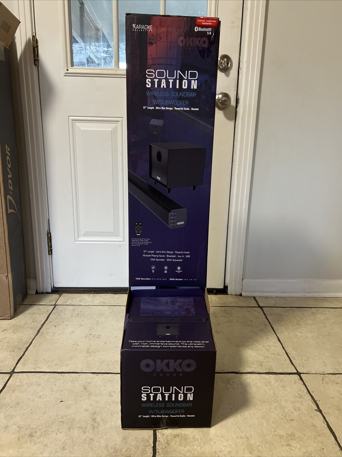 Okko Soundbar With Subwoofer- Karaoke Collection- New In Box. Free Shipping-image