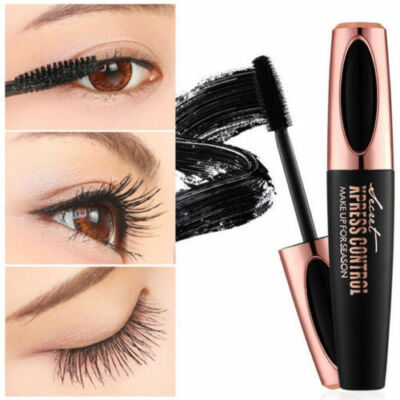 4D Seidenfaser Mascara Wimpern wasserfest Verlängerung Volumen langanhaltend Make Up