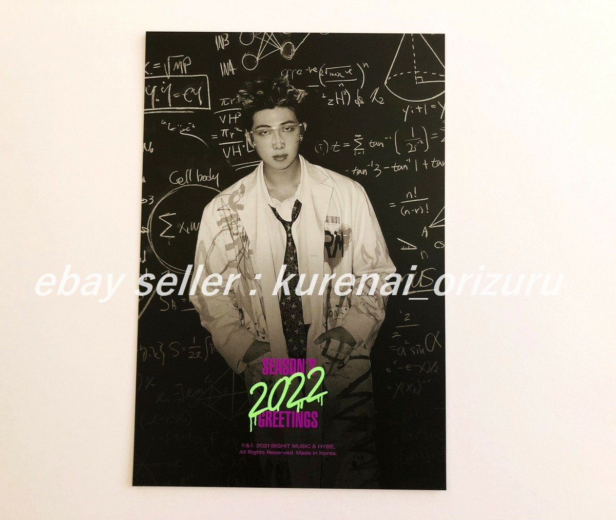 BTS RM Namjun 2022 SEASON'S GREETINGS Set ID PHOTOCARD