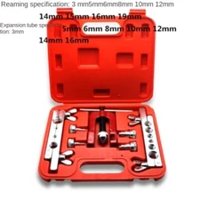 Manual Pipe Bender Pipe Flaring Kit Brake Fuel Tube Repair Flare Kit