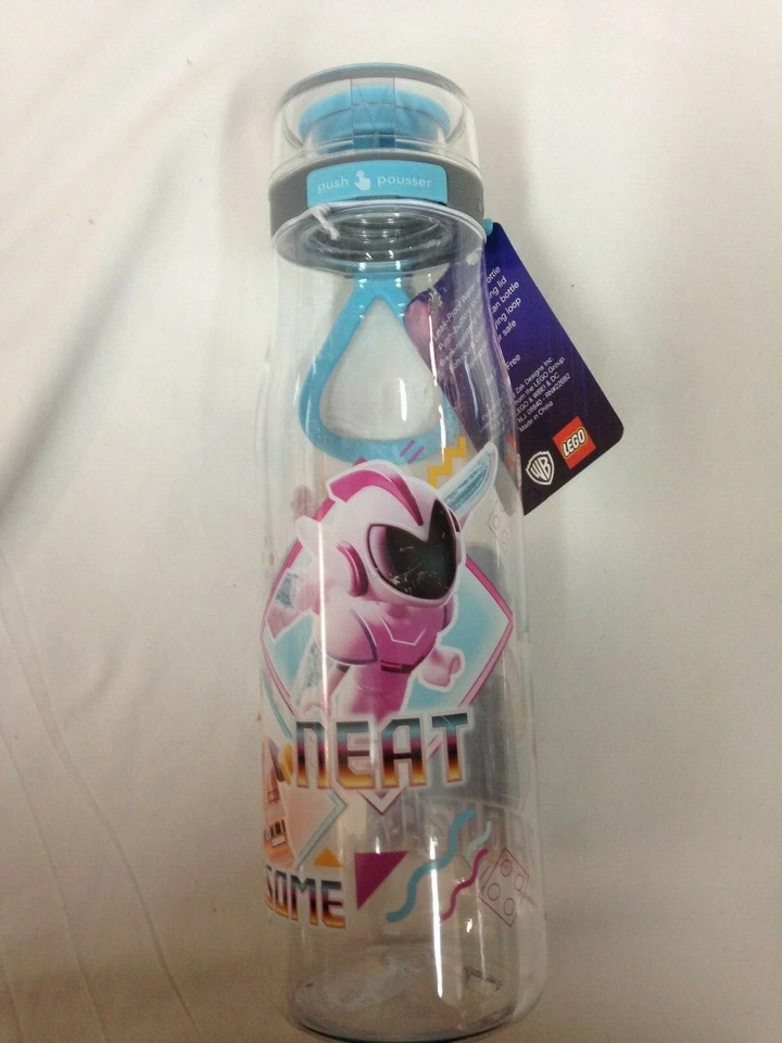 Garrafa de água de plástico LEGO 25 oz - Zak Designs - Imagem 3 de 3